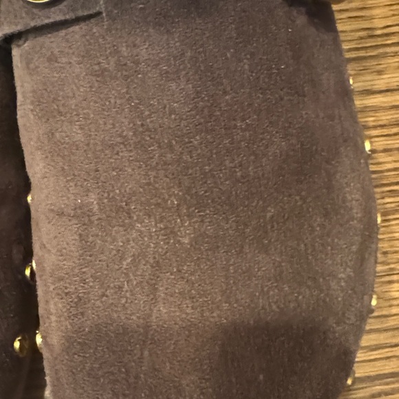 Veronica Beard Fern Espresso Brown Suede Charm Clogs Mules 10 - Picture 8 of 16